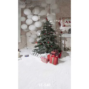 Vinilinis Fonas Kalėdų stiliaus Fotografijos Backdrops Kompiuterį, Spausdinami Kalėdų Nuotraukų Fone Vaikams Backdrops ST-540
