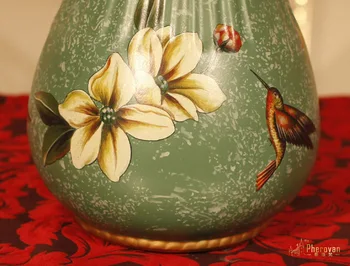 Stilius senovės vaza gėlių gėlių American Pastoral retro Dekoro stiliaus apdaila amatų Namų Apdailą