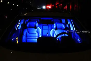 Klaida Nemokama Blue 12 LED Vidaus apšvietimo Komplektas + Licenciją Plokštelės VW Jetta MK4 Golf