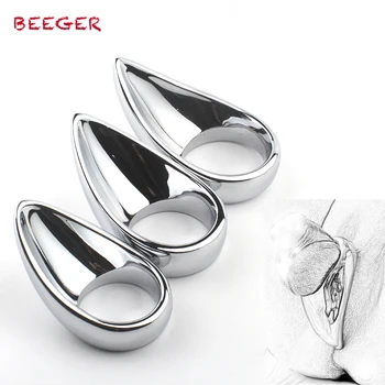 BEEGER Kvapo Licker Gaidys Žiedas - unikalios formos papildomos stimuliacijos,metalinių varpos žiedų