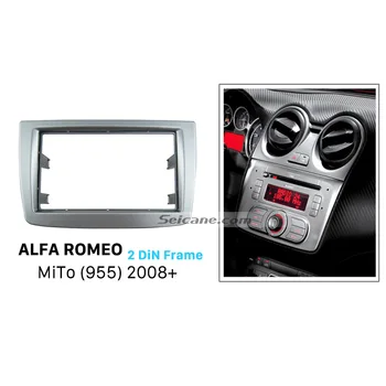 Seicane Aukštos Kokybės 2DIN Automobilio Radijo fascia 2008+ ALFA ROMEO MITO Brūkšnys DVD Grotuvas Stereo Įrengimas, Apdailos Rėmas