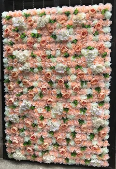 10vnt/daug vestuvių gėlių sienos etape fone vestuvių dirbtinių gėlių dekoracija Bijūnas Dalia gėlių fonas