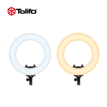 Tolifo R40B AC 40W Bi-color LED Fotografijos Apšvietimo šviesos srautą galima reguliuoti Kameros/Studijos/Vaizdo Fotografijos Žiedas Šviesos Lempos, 2 Spalvų Pasirinkimas