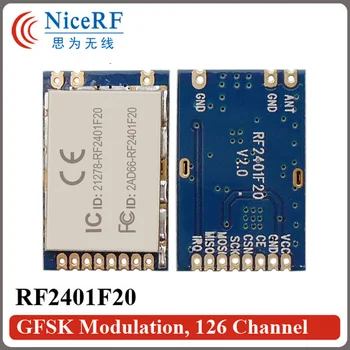 4pcs RF2401F20 Aukštos Integruotą 2.4 GHz RF Modulis Su Šiaurės europos s RF Chip nRF24L01+ Nemokamas Pristatymas