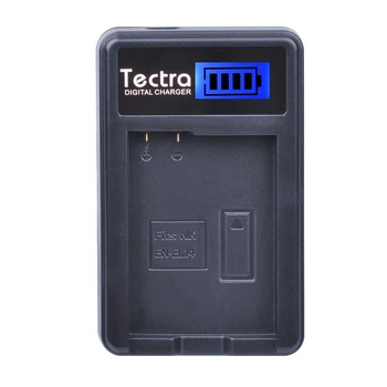 Tectra 2vnt EN-EL14 LT-EL14A Iššifruota Bateria + LCD USB Kroviklis skirtas Nikon D5600 D3400 D3100 D3200 D3300 D5100 D5200 D5500 P7700