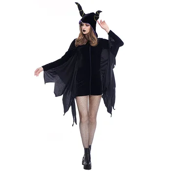Sexy Devil Ponios Fancy Dress Helovinas Demonas Suaugusiųjų Siaubo Kostiumas Apranga SM1830