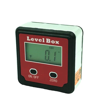 360 Laipsnių matlankis kampo ieškiklis lygio box skaitmeninis inclinometer kampo matavimo priemonė su magnetinis pagrindas Nešiojamų