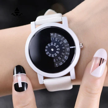 2017 BGG kūrybinis dizainas laikrodis kamera koncepcija, trumpas, paprastas specialių skaitmeninių diskų rankas mados kvarciniai laikrodžiai vyrams, moterims