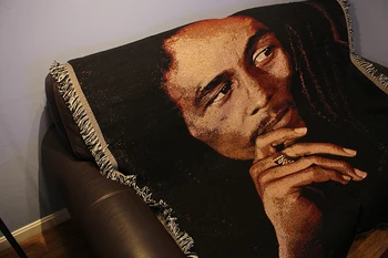 Retro Reggae Muzikos, Roko Žvaigždė Bobas Marley kilimų Antklodė derliaus Kilimai sofa retro sienų apdailos lauko kilimėlis stovyklavimo kilimėlis