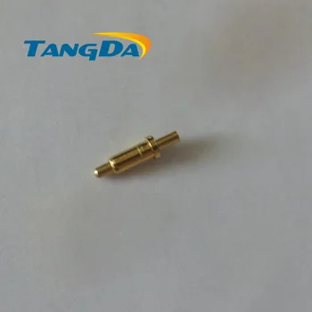 Tangda DHL/EMS D2*6mm+2mm uodega 1K VNT pogo pin jungtis Baterijos pavasario 1P Per Skylę 1.2