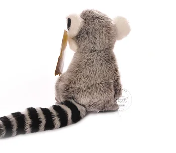 Nemokamas Pristatymas 18CM Modeliavimas Lemur iškamša Žaislai Mielas Beždžionės Pliušiniai Žaislai, Kūdikių Žaislai, Kalėdų Dovanos